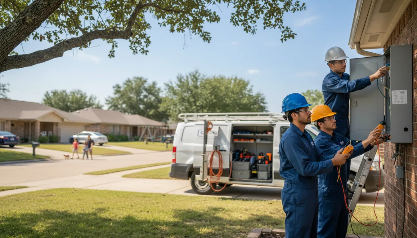 Certified electrician providing emergency electrical services in Offerman, GA